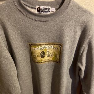 OVO BAPE CREWNECK LARGE